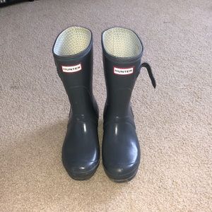 Short Gray Hunter Boots